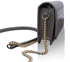 black chunky handbag chain